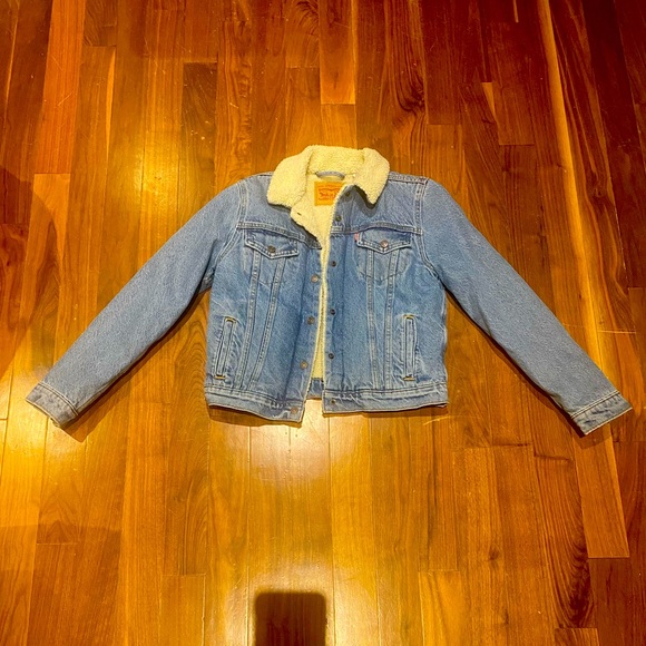 Levi Jean Jacket with Fleece Lining Size M (Medium)